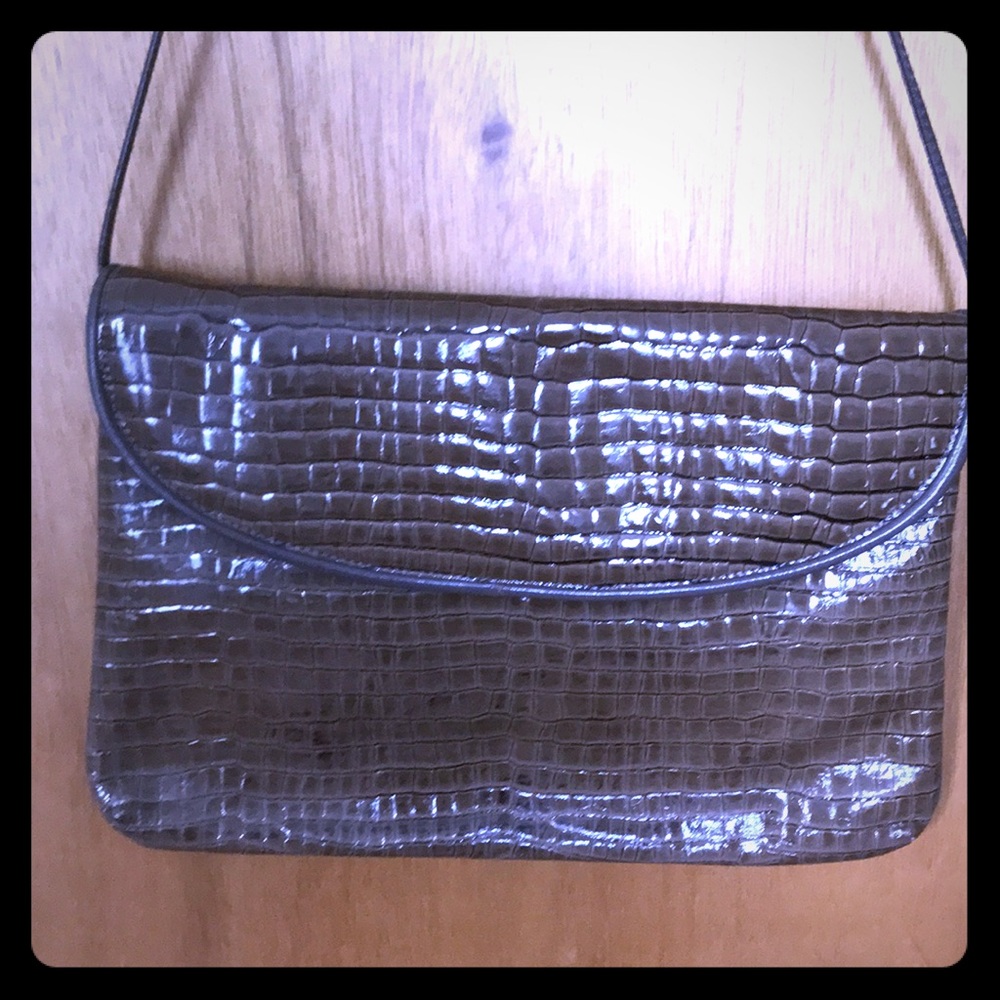 Vintage (faux) alligator skin purse/clutch